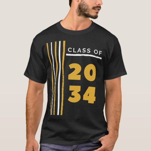 class of 2034 Cadeau Humour Personnalis T_Shirt