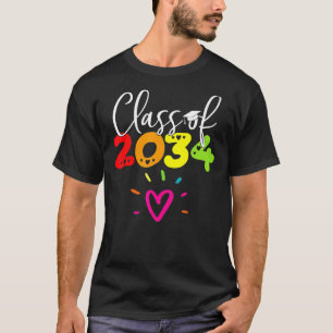 Class Of 2034 Kindergarten Grow With Me Graduate G T-Shirt