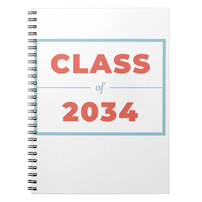 Class of 2034 notebook (Front)