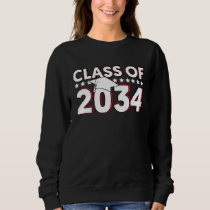 Class Of 2034  Senior 2034 Graduation Sweatshirt