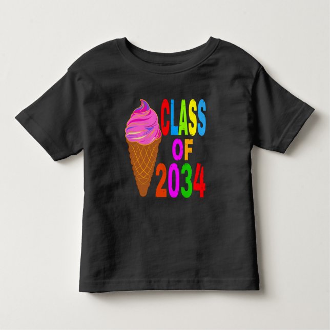 class of 2034   toddler t-shirt (Front)