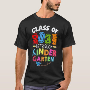 Class of 2035 Crush Kindergarten Back To School Te T-Shirt