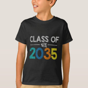 Class Of 2035 First Day Of School Graduation Teach T-Shirt
