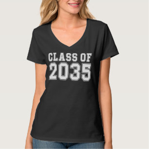 Class of 2035 Grow With Me First Day of School Gra T-Shirt