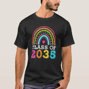 Class of 2035 Grow With Me First Day of School Gra T-Shirt