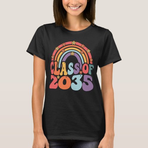 Class Of 2035 Grow With Me First Day Of School T_Shirt