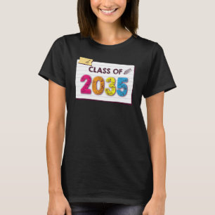 Class Of 2035 Grow With Me Graduation First Day Of T-Shirt