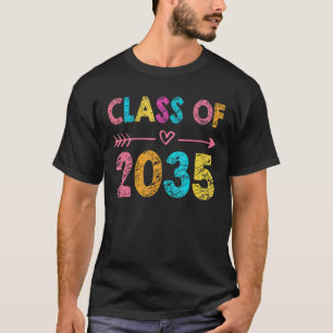 Class Of 2035 Grow With Me Kindergarten Graduate   T-Shirt