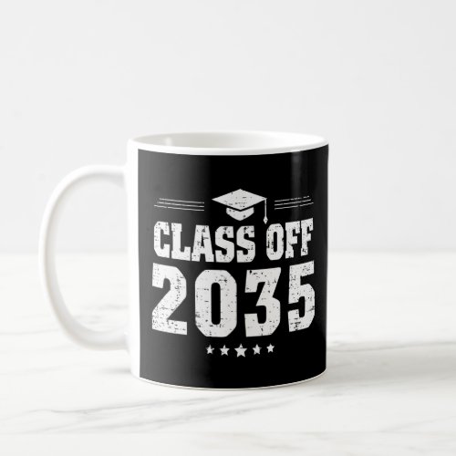 Class Of 2035 Grow With Me Kindergarten Graduation Coffee Mug