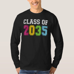 Class of 2035 grow with me kindergarten to graduat T-Shirt
