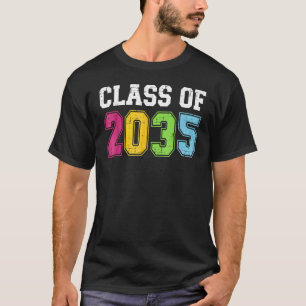 Class of 2035 grow with me kindergarten to graduat T-Shirt
