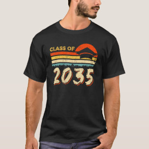 Class Of 2035 Grow With Me Pre K Graduate Vintage T-Shirt