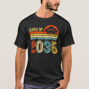 Class Of 2035 Grow With Me Pre-K Graduate Vintage  T-Shirt