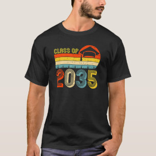 Class Of 2035 Grow With Me Pre K Graduate Vintage T-Shirt