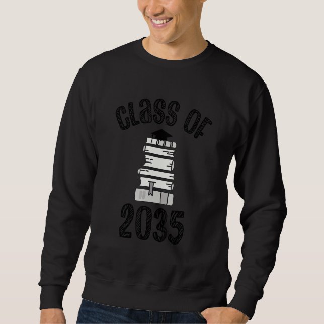 Class Of 2035 Grow With Me  Preschool Graduation K Sweatshirt (Front)