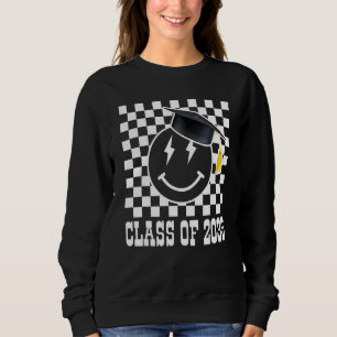 Class of 2035 Happy Face First Day of School Gradu Sweatshirt