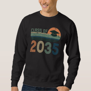 Class Of 2035 Kids Support Kindergarten To Graduat Sweatshirt