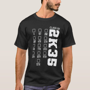 Class Of 2035 Kindergarten Back To School Teacher T-Shirt