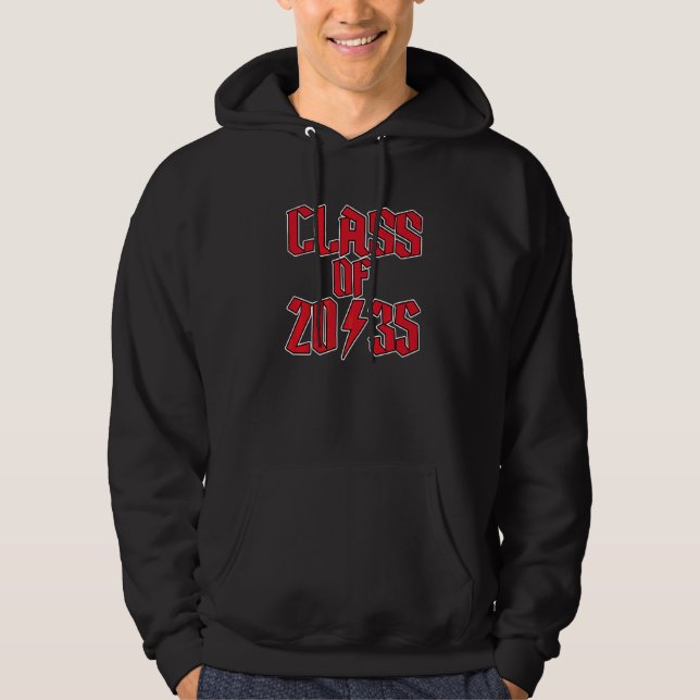 Class Of 2035  Kindergarten First Day Of School  2 Hoodie (Front)