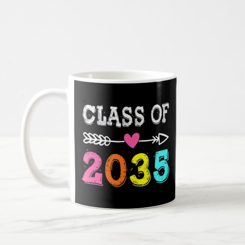 Class Of 2035 Kindergarten Graduate Grow With Me G Coffee Mug