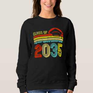 Class Of 2035 Kindergarten Graduate Grow With Me G Sweatshirt