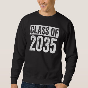 Class Of 2035 Kindergarten Graduate Grow With Me G Sweatshirt