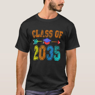 Class Of 2035 Kindergarten Graduate Grow With Me G T-Shirt
