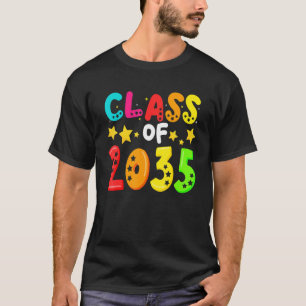 Class Of 2035 Kindergarten Grow With Me Back To Sc T-Shirt