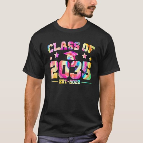 Class of 2035 Kindergarten Grow With Me First Day  T_Shirt