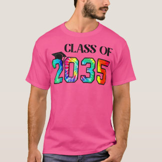 Class Of 2035 Kindergarten Grow With Me Graduation T-Shirt