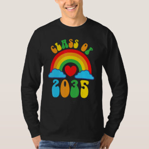 CLASS OF 2035 Kindergarten Grow With Me Student Sc T-Shirt