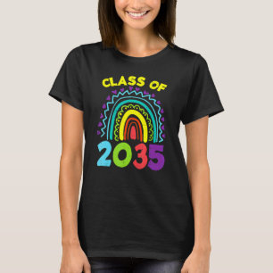 CLASS OF 2035 Kindergarten Grow With Me Student Sc T-Shirt