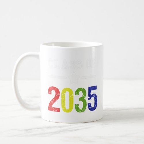 Class Of 2035 Kindergarten Pre_K Grow With Me Grad Coffee Mug