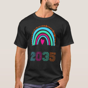 Class Of 2035 Kindergarten Pre-k Grow with Me Grad T-Shirt