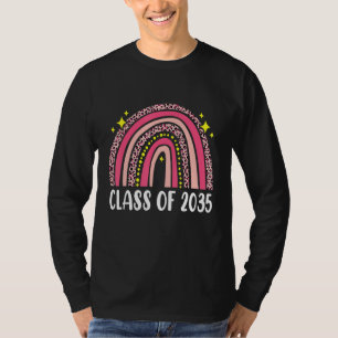 Class Of 2035 Kindergarten Pre K Grow With Me Grad T-Shirt