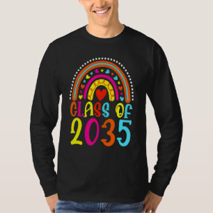 Class Of 2035  Pre K Graduate Preschool Graduation T-Shirt