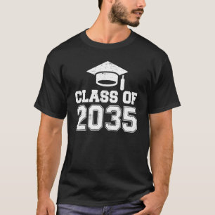 Class Of 2035 Pre K Grow With Me Graduation T-Shirt