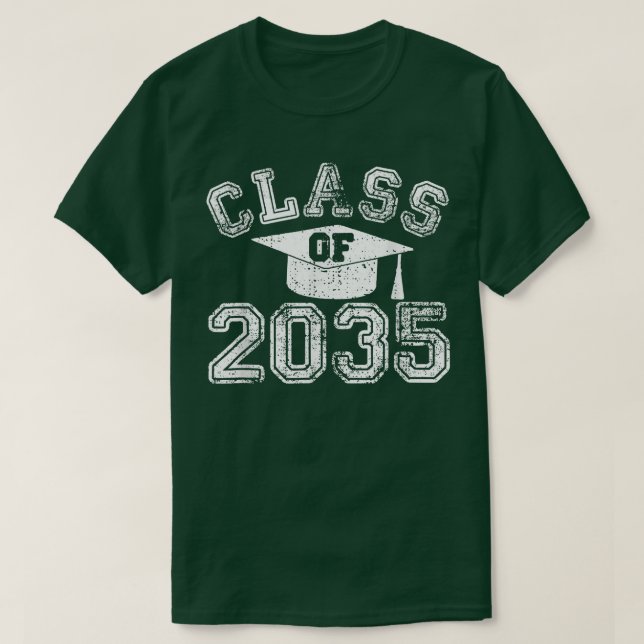 Class Of 2035  PreK Graduate Preschool Graduation  T-Shirt (Design Front)