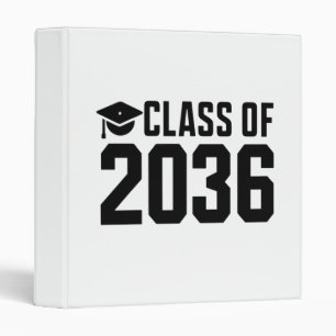 Class Of 2036 Grow With Me Back to School 3 Ring Binder