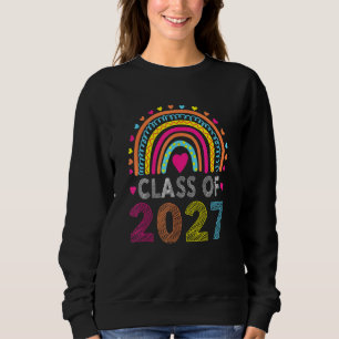 Class Of 2036 Grow With Me First Day Of School Gra Sweatshirt