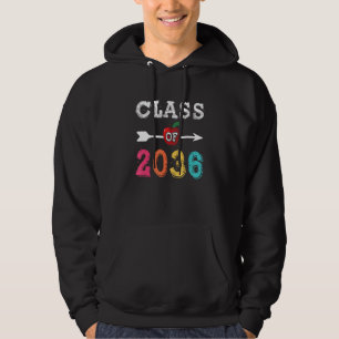 Class Of 2036 Pre K Graduate Preschool Graduation Hoodie