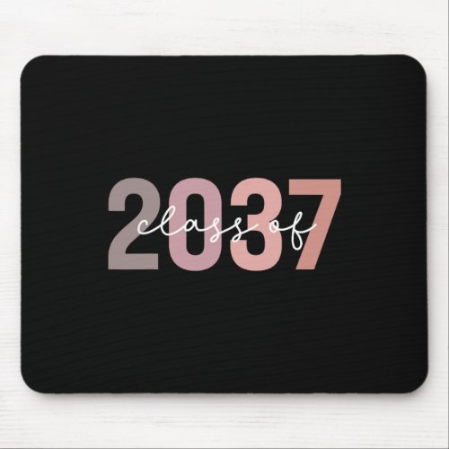 Class Of 2037 Grow With Me First Day Of School Gra Mouse Pad