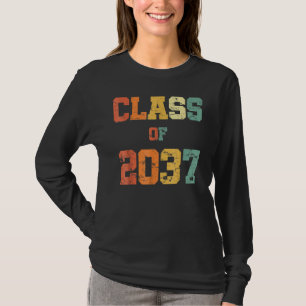 Class Of 2037 Grow With Me First Day Of School T-Shirt