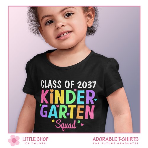 Class of 2037 Kindergarten Squad T_Shirt