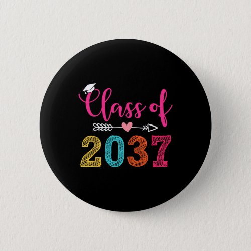 Class Of 2037 Pre K Grow With Me Graduation Boys G Button