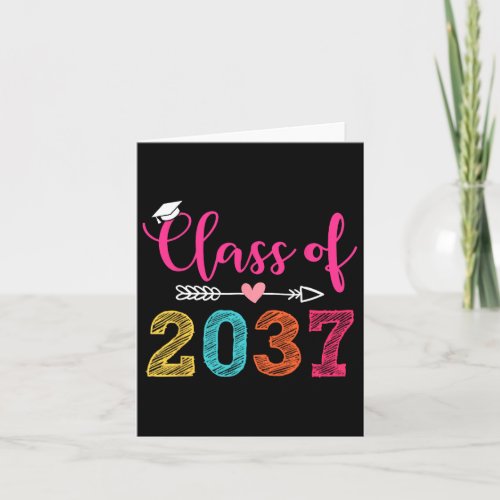 Class Of 2037 Pre K Grow With Me Graduation Boys G Card