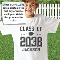 Class of 2038 for First Day of School Photo