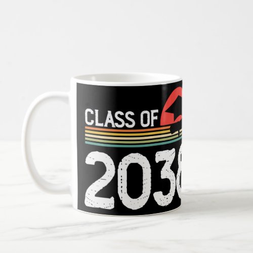 Class Of 2038 Grow With Me Graduation First Day Of Coffee Mug