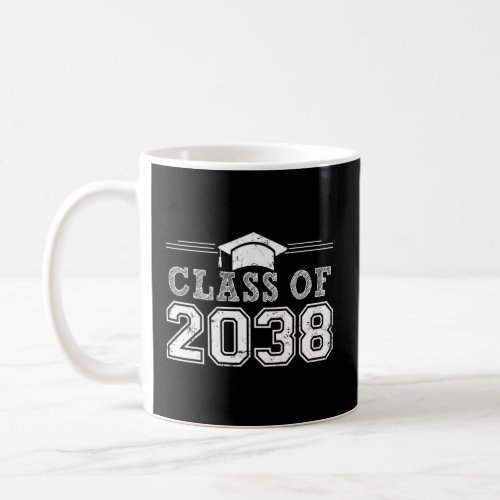 Class Of 2038 Grow With Me Graduation First Day of Coffee Mug