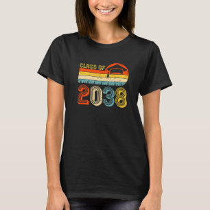 Class Of 2038 Grow With Me Graduation First Day Of T-Shirt